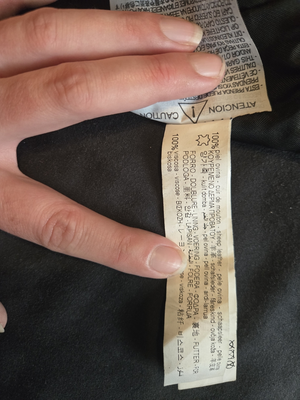 ZARA Black Leather Lace-Up Crop Vest - Picture 8 of 8